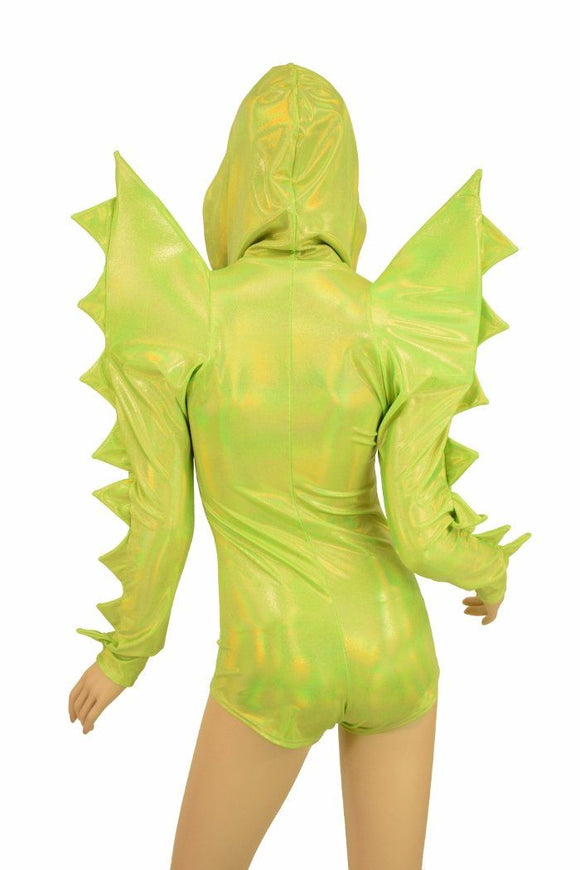 Spiked Mega Sharp Shoulder Romper - Coquetry Clothing