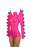 Spiked Mega Sharp Shoulder Romper - Coquetry Clothing