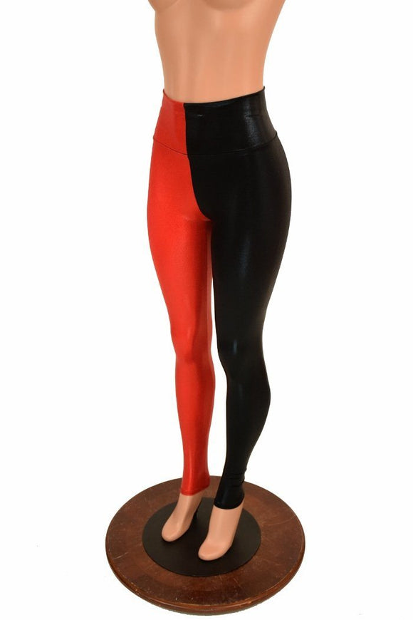 Split Harlequin Leggings - Coquetry Clothing