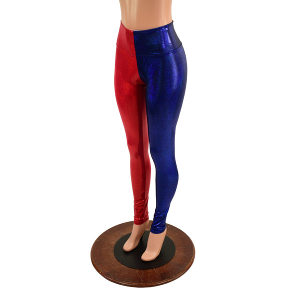 Split Harlequin Leggings - Coquetry Clothing