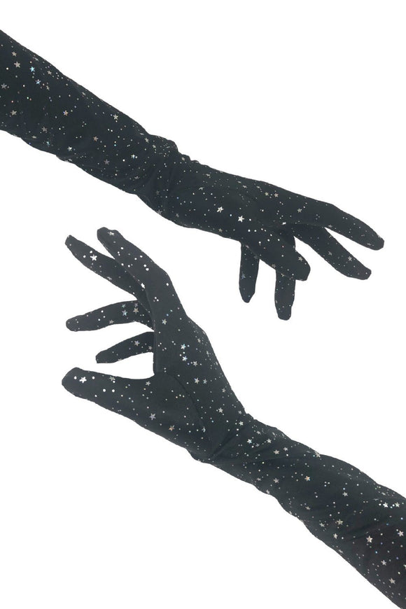 Star Noir Gloves - Coquetry Clothing