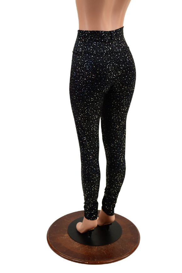 Star Noir High Waist Leggings - Coquetry Clothing