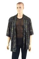 Star Noir Short Sleeve Not - A - Cardigan - Coquetry Clothing