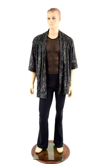 Star Noir Short Sleeve Not - A - Cardigan - Coquetry Clothing