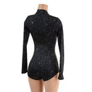 Star Noir Stella Romper with Long Sleeves & Boy Cut Leg - Coquetry Clothing