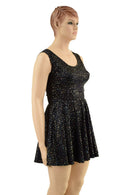 Star Noir Tank Style Skater Dress - Coquetry Clothing