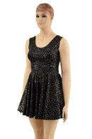 Star Noir Tank Style Skater Dress - Coquetry Clothing
