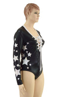 Star Spangled Lace Up Romper - Coquetry Clothing
