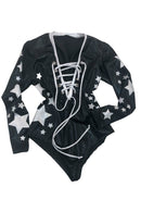 Star Spangled Lace Up Romper - Coquetry Clothing