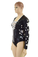 Star Spangled Lace Up Romper - Coquetry Clothing