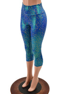 Stardust High Waist Capri Leggings - Coquetry Clothing