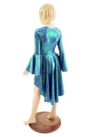 Stardust Holographic Hi Lo Skater Dress - Coquetry Clothing