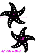 Purple Holographic Starfish Pasties - 2