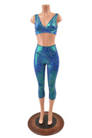 Starlette Bralette and High Waist Capri Leggings Set - Coquetry Clothing
