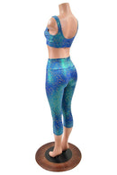 Starlette Bralette and High Waist Capri Leggings Set - Coquetry Clothing