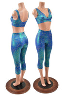Starlette Bralette and High Waist Capri Leggings Set - Coquetry Clothing