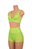 Starlette Bralette & High Waist Shorts Set - Coquetry Clothing