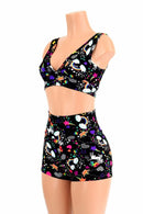 Starlette Bralette & High Waist Shorts Set - Coquetry Clothing