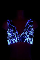 Starlette Bralette in Blue Lightning - Coquetry Clothing