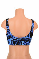 Starlette Bralette in Blue Lightning - Coquetry Clothing