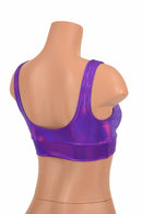 Starlette Bralette in Grape Holographic - Coquetry Clothing