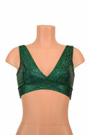 Starlette Bralette in Green Kaleidoscope - Coquetry Clothing