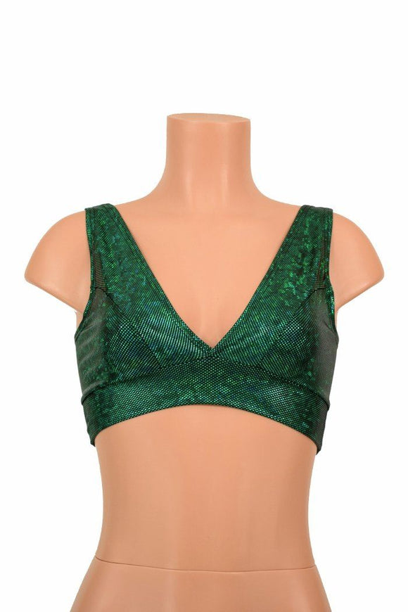Starlette Bralette in Green Kaleidoscope - Coquetry Clothing