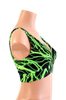Starlette Bralette in Green Lightning - Coquetry Clothing