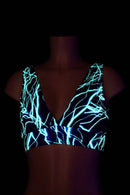 Starlette Bralette in Green Lightning - Coquetry Clothing