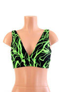 Starlette Bralette in Green Lightning - 2