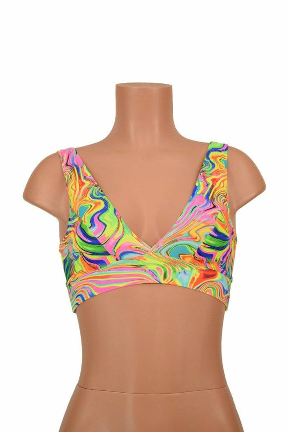 Starlette Bralette in Neon Flux - Coquetry Clothing