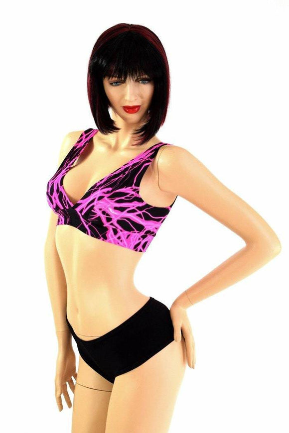 Starlette Bralette in Pink Lightning - Coquetry Clothing