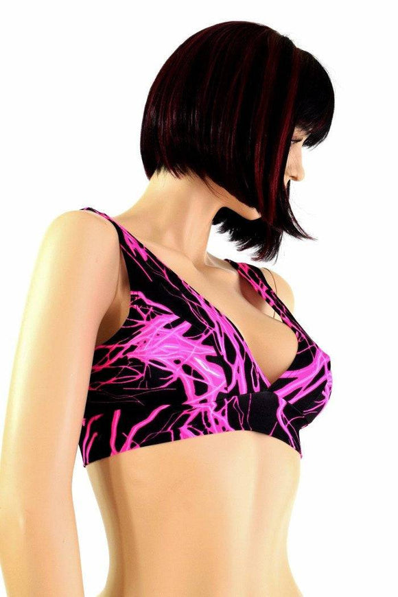 Starlette Bralette in Pink Lightning - Coquetry Clothing