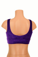 Starlette Bralette in Purple Velvet - Coquetry Clothing