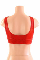 Starlette Bralette in Red Sparkly Jewel - Coquetry Clothing
