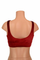 Starlette Bralette in Red Velvet - Coquetry Clothing