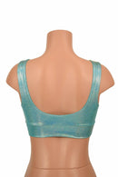 Starlette Bralette in Seafoam Holographic - Coquetry Clothing