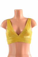 Starlette Bralette in Sparkly Gold - Coquetry Clothing