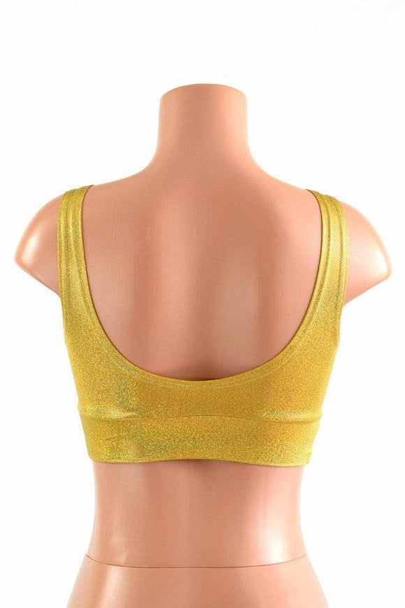 Starlette Bralette in Sparkly Gold - Coquetry Clothing