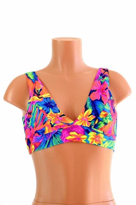 Starlette Bralette in Tahitian Floral - Coquetry Clothing