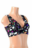 Starlette Bralette in Unicorns and Rainbows - Coquetry Clothing