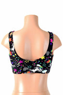 Starlette Bralette in Unicorns and Rainbows - Coquetry Clothing