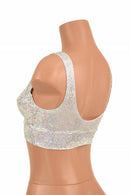 Starlette Bralette in White Shattered - Coquetry Clothing