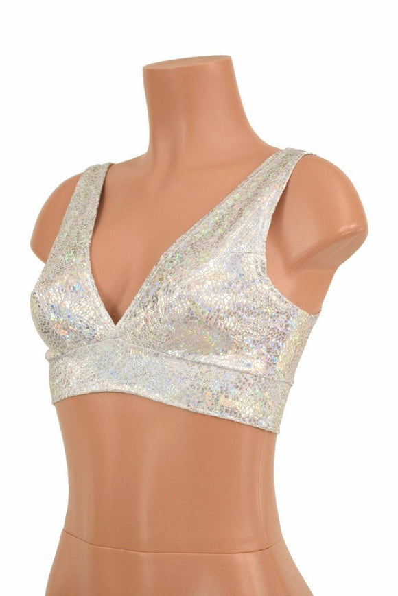 Starlette Bralette in White Shattered - Coquetry Clothing