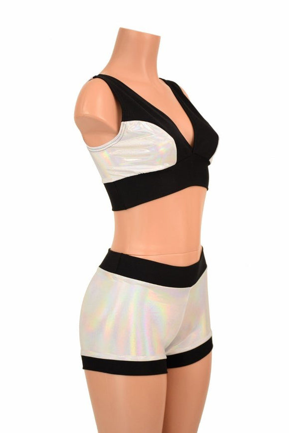 Starlette Bralette & Mid Rise Shorts Set - Coquetry Clothing