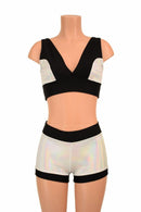 Starlette Bralette & Mid Rise Shorts Set - Coquetry Clothing