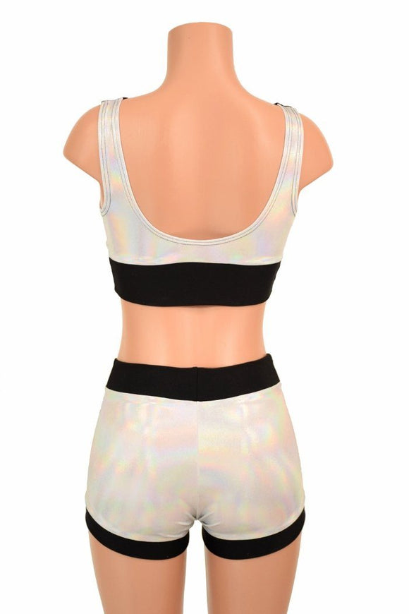 Starlette Bralette & Mid Rise Shorts Set - Coquetry Clothing
