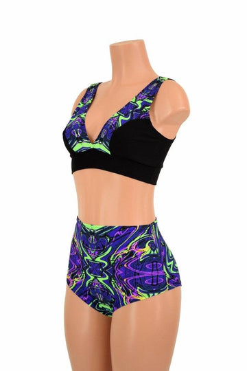 Starlette Bralette & Siren Shorts Set - Coquetry Clothing