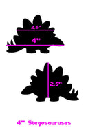 Black Holo Stegosaurus Pasties - 3