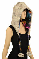 Sterling Minky Pom Pom Hood - Coquetry Clothing